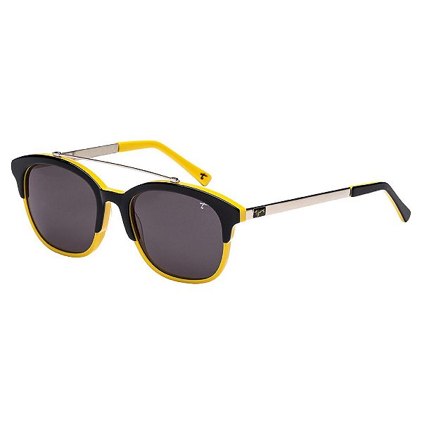 Óculos de Sol Tigor T Tigre STT073 C05 - 50 Preto e Amarelo