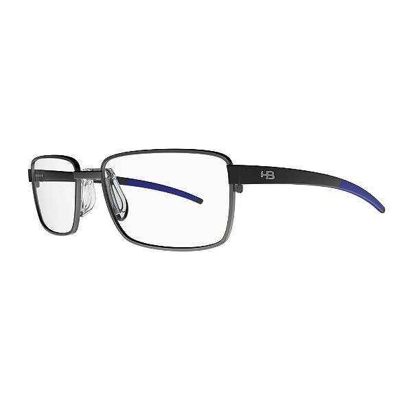 Armação de Óculos HB Duotech 0291 - Cinza /Azul