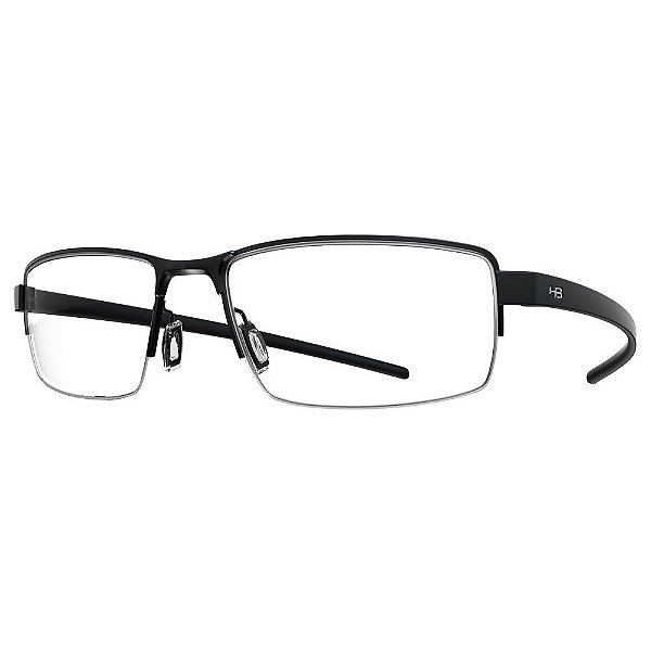 Óculos de Grau HB Mxfusion 93071/53 Preto/Preto Gloss