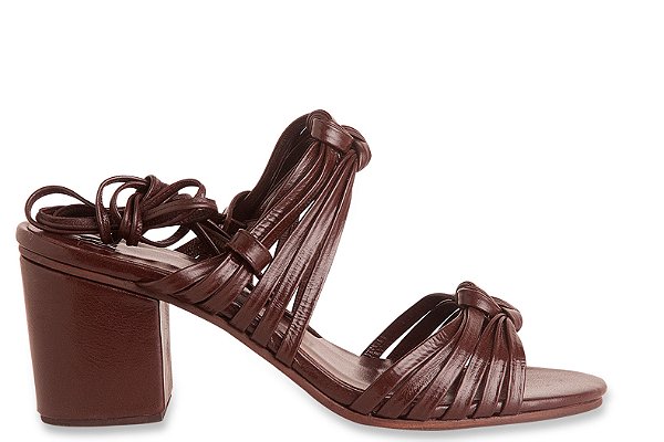 SANDÁLIA ROLOTÊS VINHO