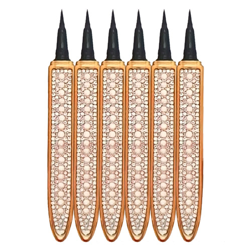 Caneta Delineadora Magnética Strass para Cílios Postiços – Kit c/ 06 unid
