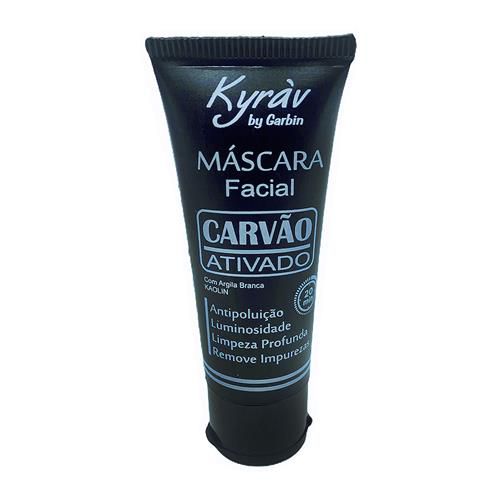 Máscara Facial Carvão Ativado + Argila Branca Kyrav 796
