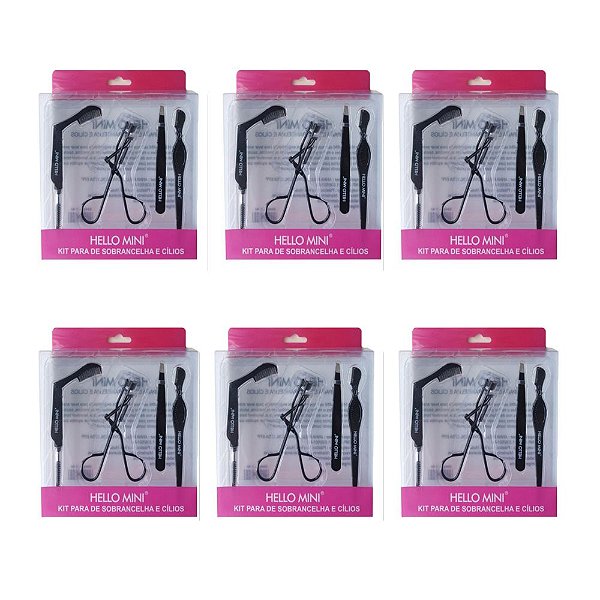 Kit de Sobrancelhas e Cílios Hello Mini CL364 – Kit c/ 06 unid