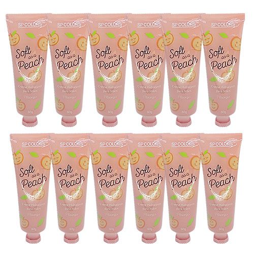 Creme Hidratante para Mãos Soft as a Peach SP Colors SP213 – Box c/ 12 unid