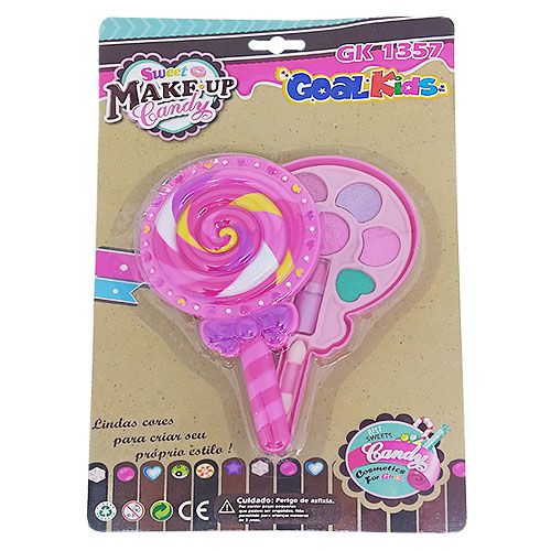 Kit de Maquiagem Infantil Pirulito Goal Kids GK1357