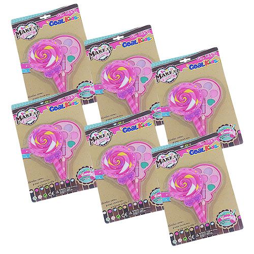 Kit de Maquiagem Infantil Pirulito Goal Kids GK1357 - Kit c/ 06 unid