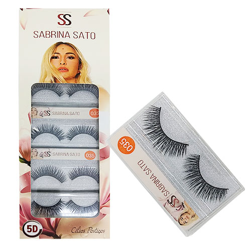 Cílios Postiços 5D-F035 Sabrina Sato SS-1392 - Box c/ 10 unid