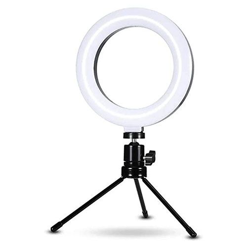 Luz Ring Light 6 Polegadas com Suporte Mini Tripé