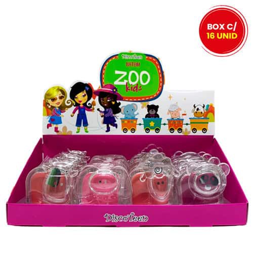 Batom Infantil Bichinhos Fantasy Disco Teen DT0010 - Box c/ 16 unid
