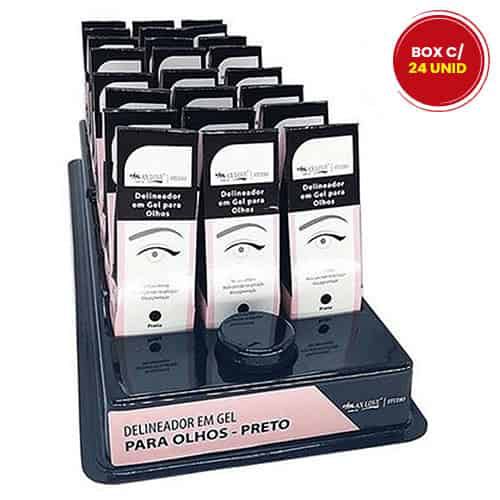 Delineador em Gel para Olhos Max Love - Box c/ 24 unid
