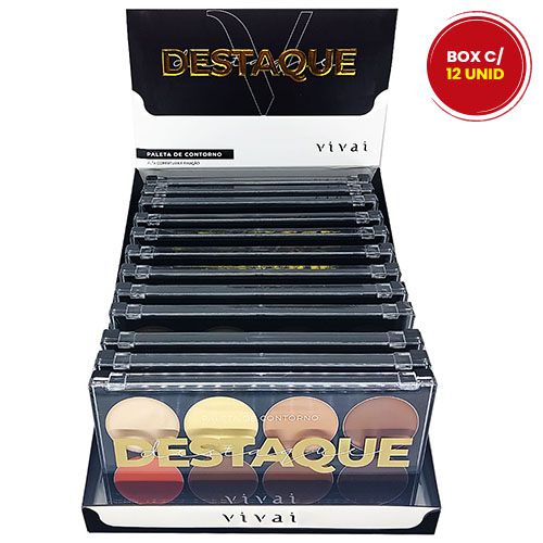Paleta de Contorno Destaque Vivai 1094.1.1 - Box c/ 12 unid