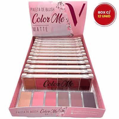 Paleta de Blush Matte Color Me Vivai 2004.4.1 - Box c/ 12 unid