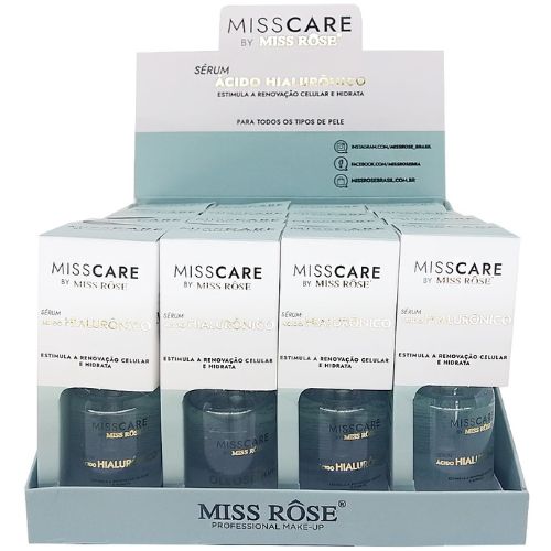 Sérum Ácido Hialurônico Miss Rôse - Box c/ 16 unid