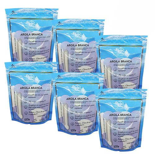 Argila Branca Phállebeauty PH0537 - Kit c/ 06 unid
