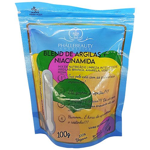 Blend de Argilas + Niacinâmida Phállebeauty PH0539