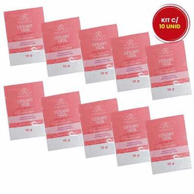 Esfoliante Facial Cristais de Quartzo Phállebeauty PH0542 - Kit c/ 10 unid