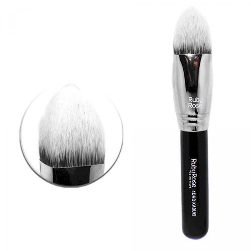 Pincel para Base e Pó Kabuki Ruby Rose HB-4DHD
