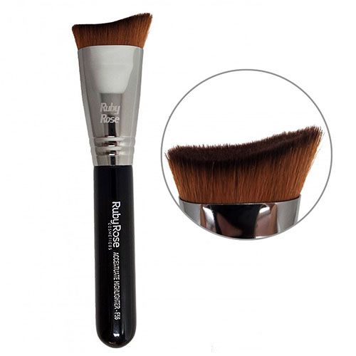 Pincel para Iluminador Accentuate Highlighter Ruby Rose HB-F56