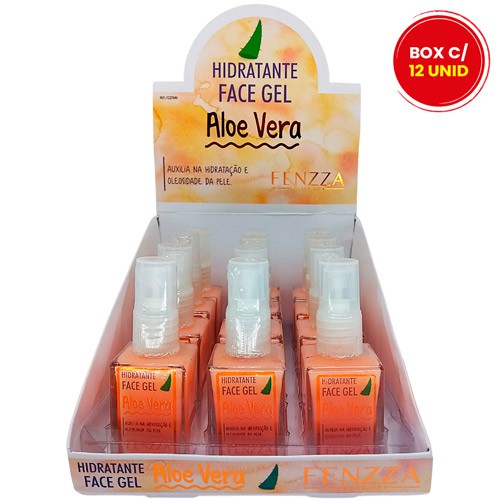 Hidratante Face Gel Aloe Vera Fenzza FZ38049 - Box c/ 12 unid
