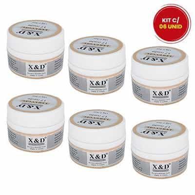 Gel de Unha Led UV X & D Nude - Kit c/ 06 unid