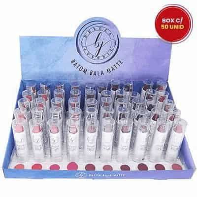 Batom Bala Matte Beleza Juvenil BJ0001 - Box c/ 50 unid
