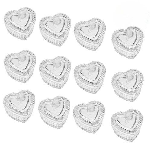 Dappen de Vidro com Tampa para Unhas e Sobrancelhas Hello Mini OY394 - Pcte c/ 12 unid