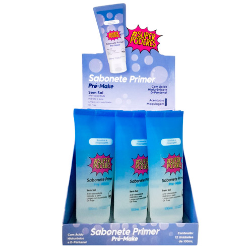 Sabonete Primer Pré Make Super Poderes PMSP01 - Box c/ 12 unid