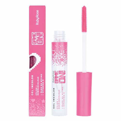 Gel Incolor para Cílios + Sobrancelhas Game On Ruby Rose HB-509