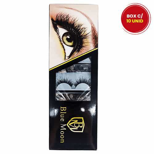 Cílios Postiços B04 Blue Moon BM-1019 - Box c/ 10 unid