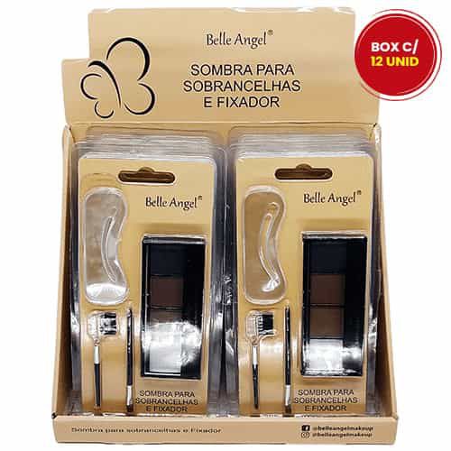 Sombra para Sobrancelhas e Fixador Belle Angel B045 - Box c/ 12 unid