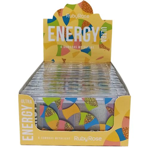 Paleta de Sombras Energy Ultra Ruby Rose HB-1070 - Box c/ 12 unid