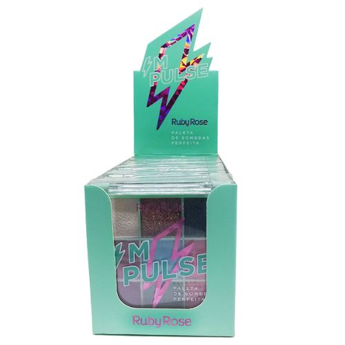 Paleta de Sombras Im Pulse Ruby Rose HB-1071 - Box c/ 12 unid