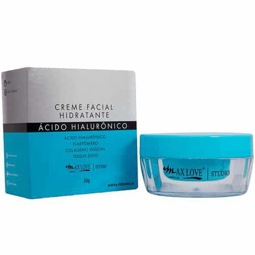 Creme Facial Hidratante Ácido Hialurônico Max Love