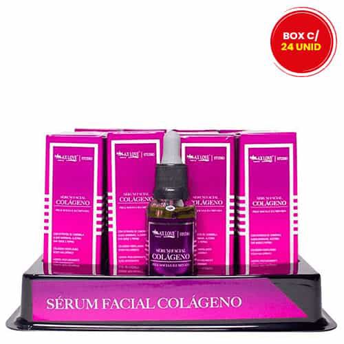 Sérum Facial Colágeno Max Love - Box c/ 24 unid