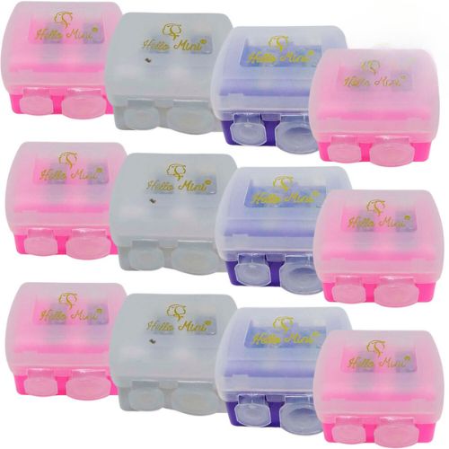 Apontador Duplo Hello Mini AP245 - Pcte c/ 12 unid