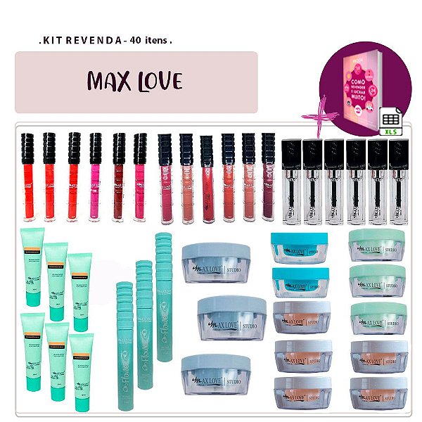 Kit Revenda Max Love - 40 Itens