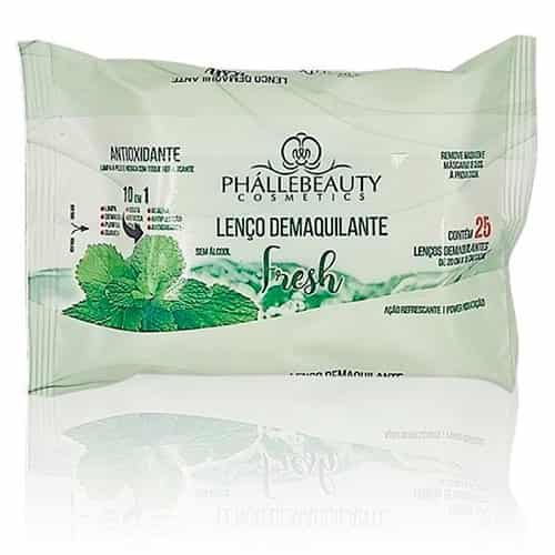 Lenço Fresh Demaquilante 10 em 01 Phállebeauty PH0152