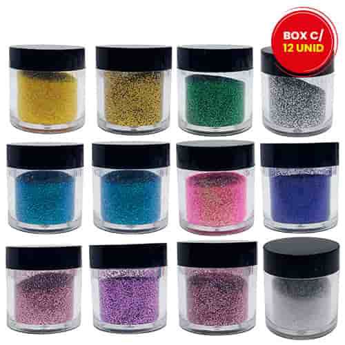 Glitter para Maquigem Bilansy 26370-13 - Box c/ 12 unid