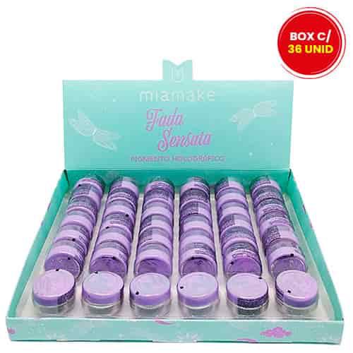 Pigmento Holográfico Fada Sensata Mia Make 260 - Box c/ 36 unid