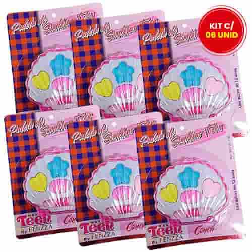 Paleta de Sombras Teen Concha Fenzza SKV12011123 - Kit c/ 06 unid