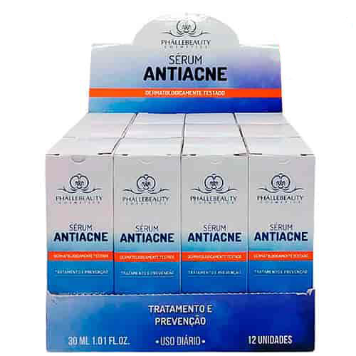 Sérum Facial Antiacne Phállebeauty PH0556 - Box c/ 12 unid