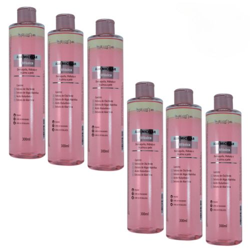 Água Micelar Bifásica Max Love - Kit c/ 06 unid