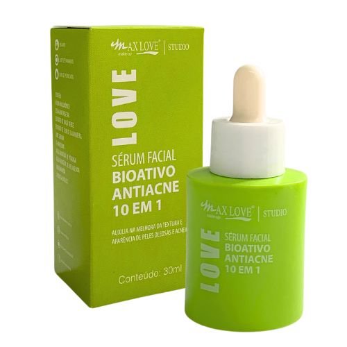 Sérum Facial Bioativo Antiacne 10 em 1 Max Love