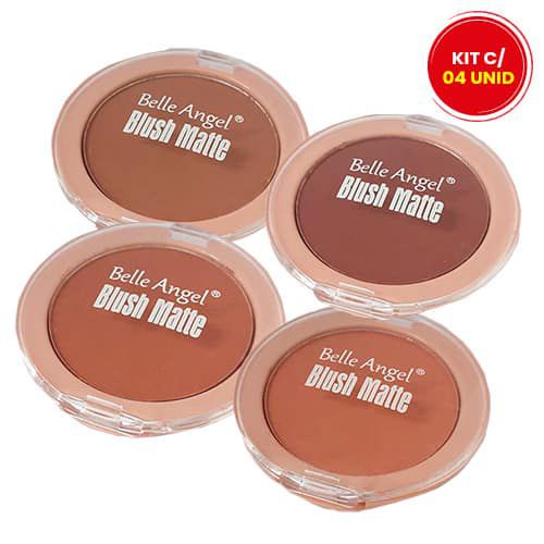 Blush Matte Belle Angel B011 – Kit c/ 04 unid