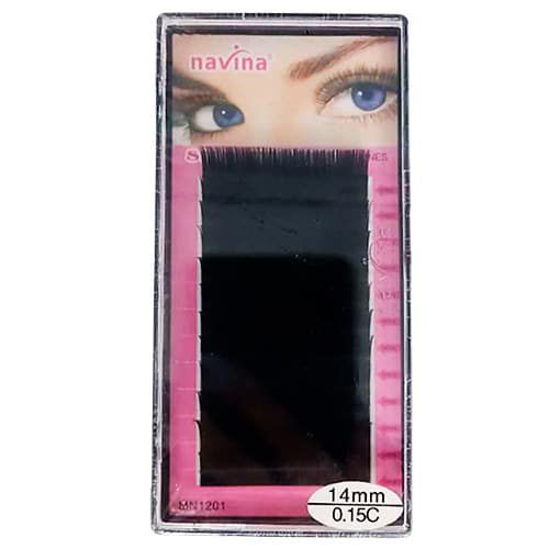Cílios Postiços Fio a Fio 14mm Navina DF-CR15106