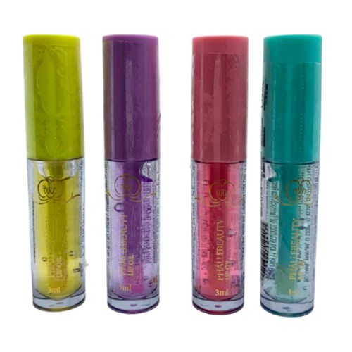 Lip Oil #BeijinhonoOmbro Phállebeauty PH0718 - Kit c/ 04 unid