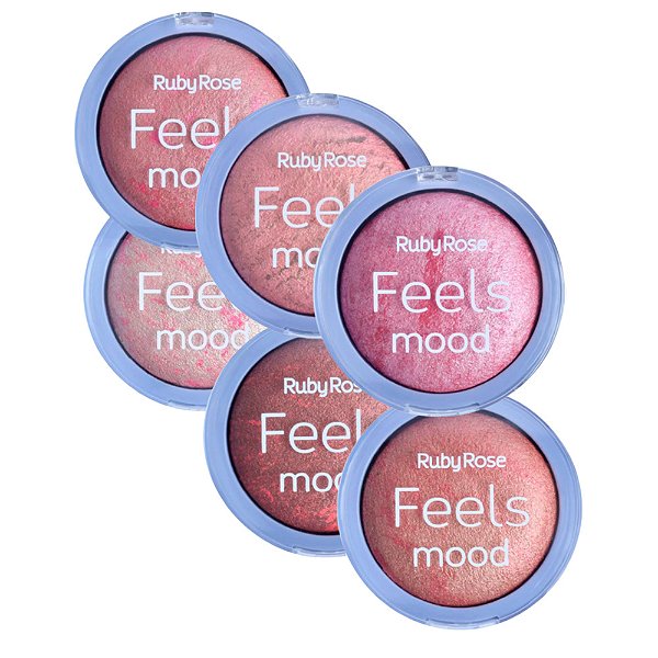 Blush Marble Feels Mood Ruby Rose HB-6117 - Kit c/ 06 unid