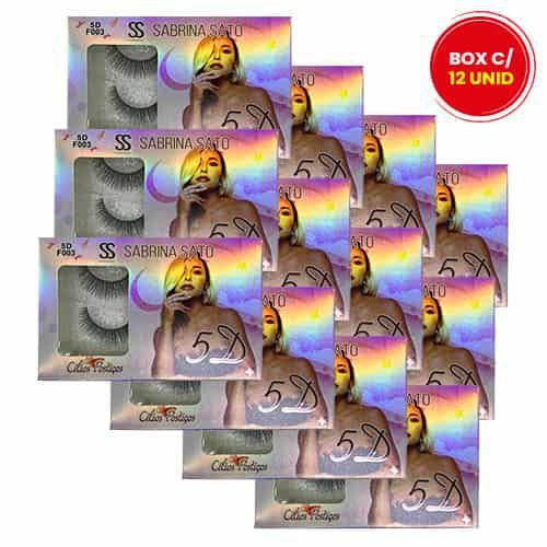 Cílios Postiços 5D Sabrina Sato SS-1619 - Box c/ 12 unid