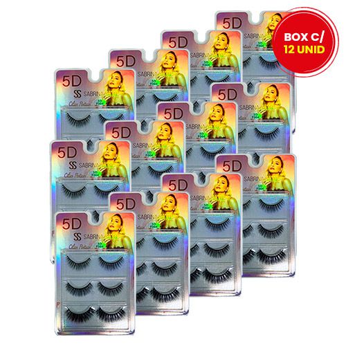 Cílios Postiços 5D Sabrina Sato SS-1632 - Box c/ 12 unid