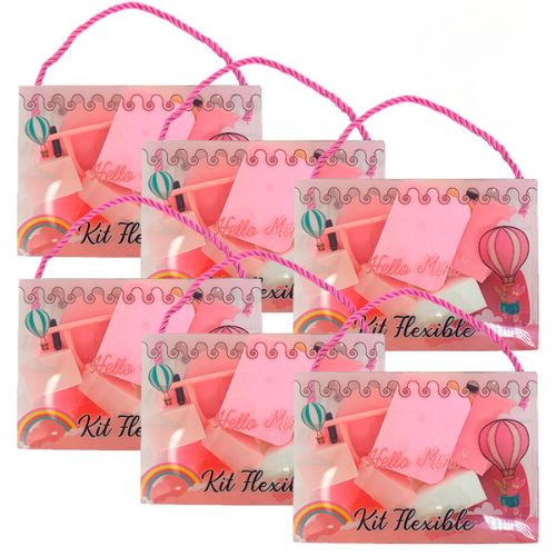 Kit com 13 Esponjas de Maquiagem Flexible Hello Mini KIT390 - Kit c/ 06 unid